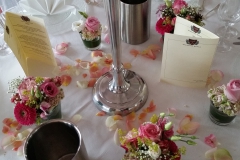 15 Glassfüllungen 5 armigen Kerzenständer