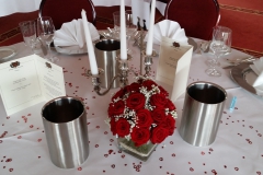 Glasfüllung Rosenkugel